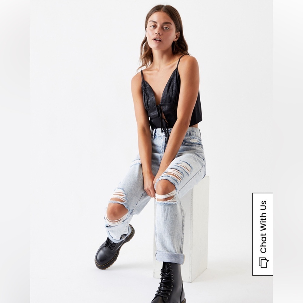 NWT PacSun LA Hearts Tie Front Cami Tank Top Size XS - Picture 3 of 8